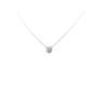 Shiny white silver necklace - Pomme Cannelle