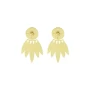 Gold steel polar earcuff earrings - Zag Bijoux