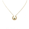 Aventurine sun gold necklace - Pomme Cannelle