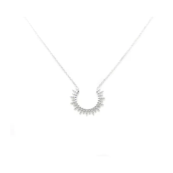 Sun silver necklace - Pomme Cannelle