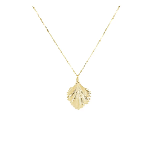 Baroca leaf necklace in...