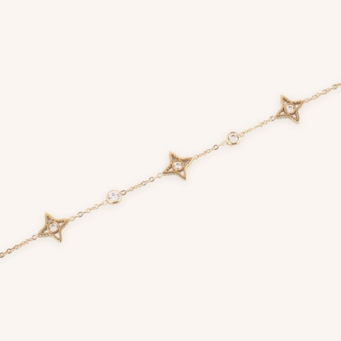 Bracelet Stella en acier or - Zag Bijoux
