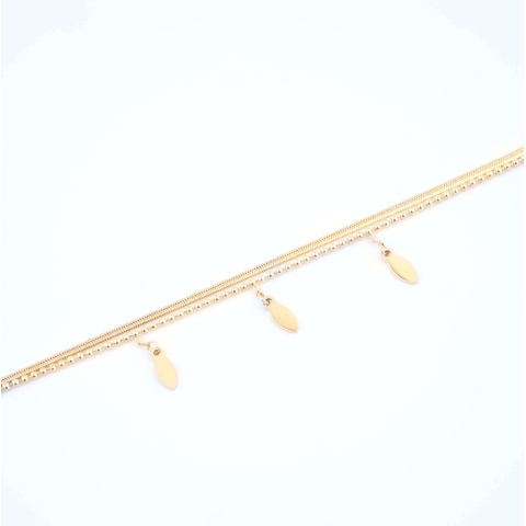 Bracelet Spica en acier or - Zag Bijoux