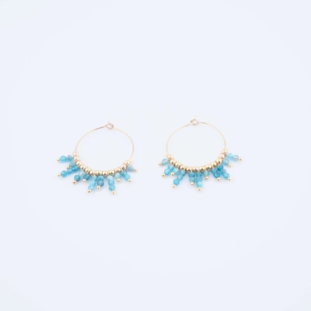 Boucles d'oreilles Paon en...