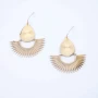 Sofia earrings in gold steel - Zag Bijoux