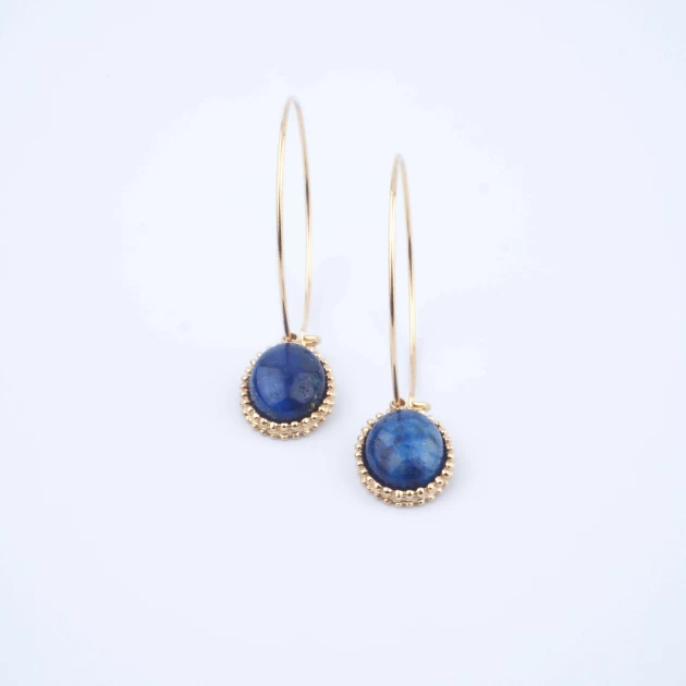 Apolline gold hoop earrings - Zag Bijoux