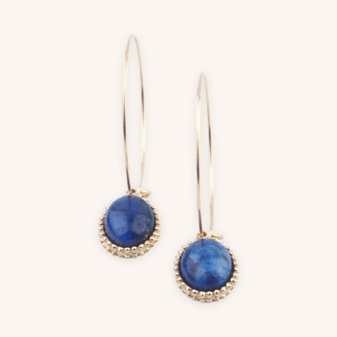 Apolline gold hoop earrings - Zag Bijoux