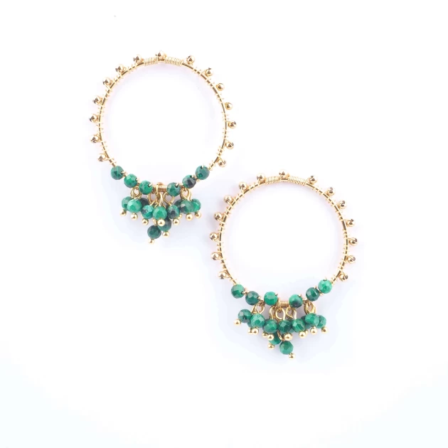 Grappa gold earrings in...