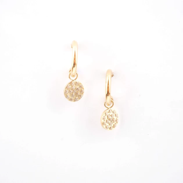 Andrea gold earrings - Zag...