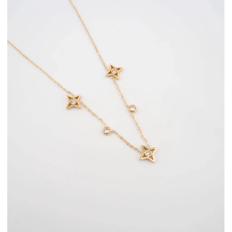 Stella gold necklace - Zag Bijoux