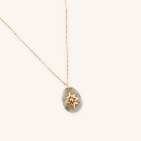 Collier Océane en labradorite - Zag Bijoux