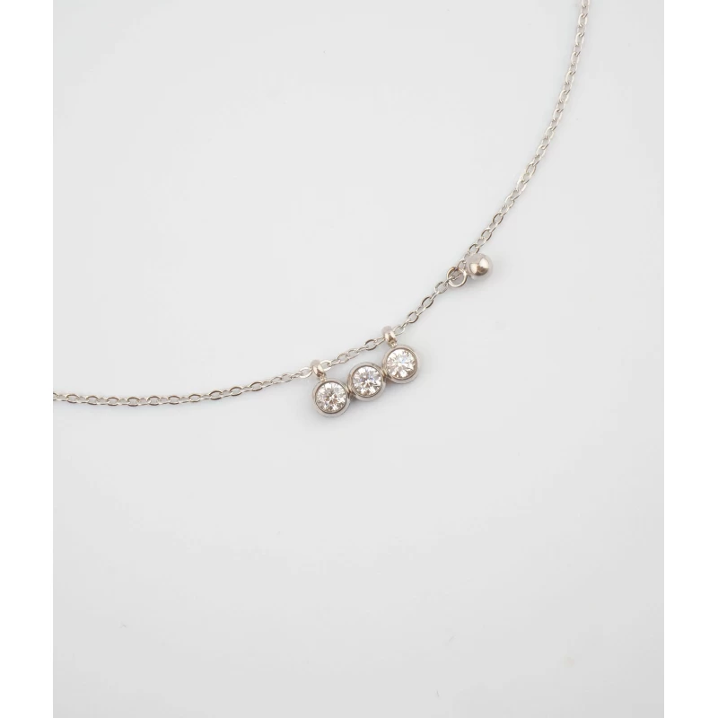 Cassandre silver necklace - Zag Bijoux