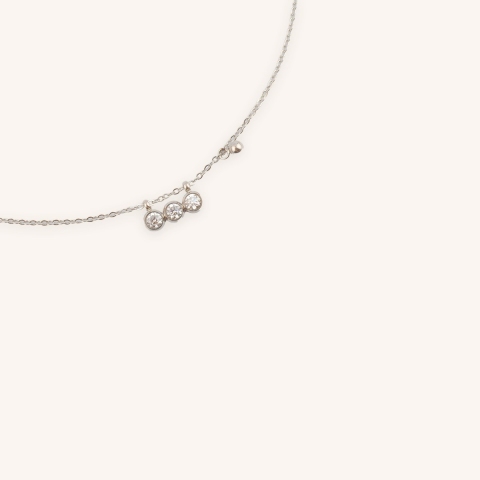 Cassandre silver necklace - Zag Bijoux