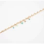 Amazonite Pearl gold bracelet - Zag Bijoux