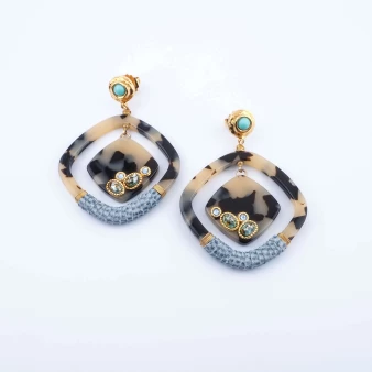 Aura gold earrings - Gas Bijoux