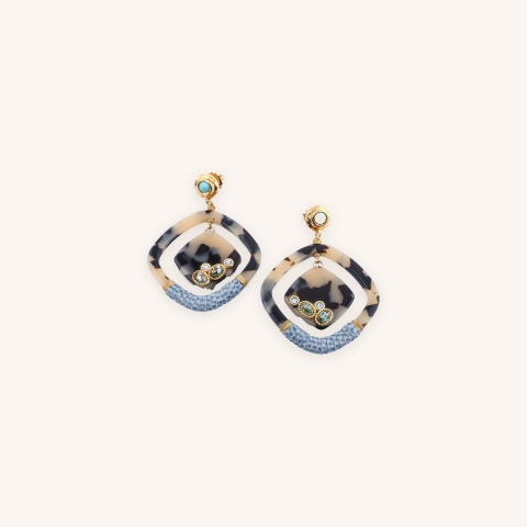 Aura gold earrings - Gas Bijoux