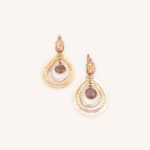 Regina gold earrings - Gas Bijoux