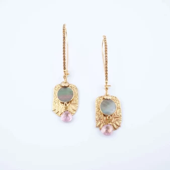 El Dorado gold earrings -...