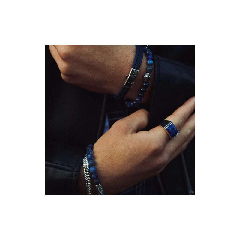 Bracelet Midnight Blue 8mm - Rebel & Rose