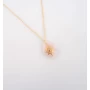 Oceane necklace in rose quartz - Zag Bijoux