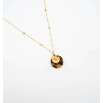 Thaïs necklace in acetate -...