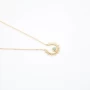 Aventurine sun gold necklace - Pomme Cannelle