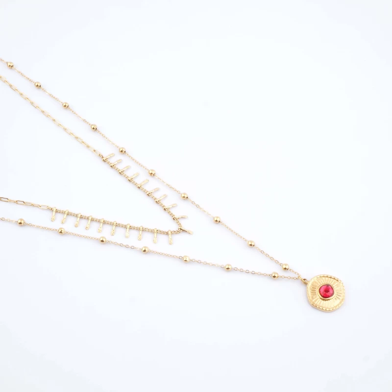 Melissane red necklace - Bohm Paris