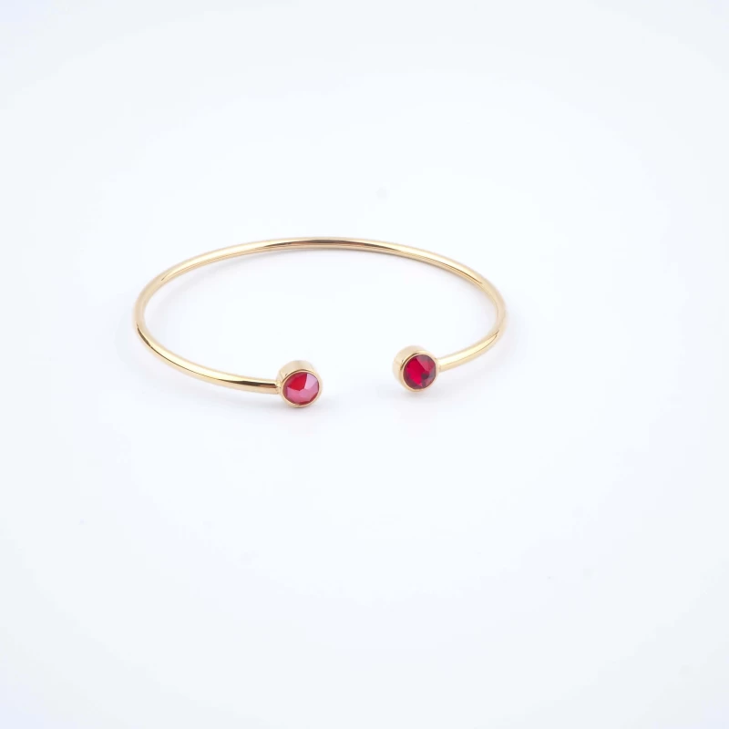 Red Pauline rush bracelet - Bohm Paris