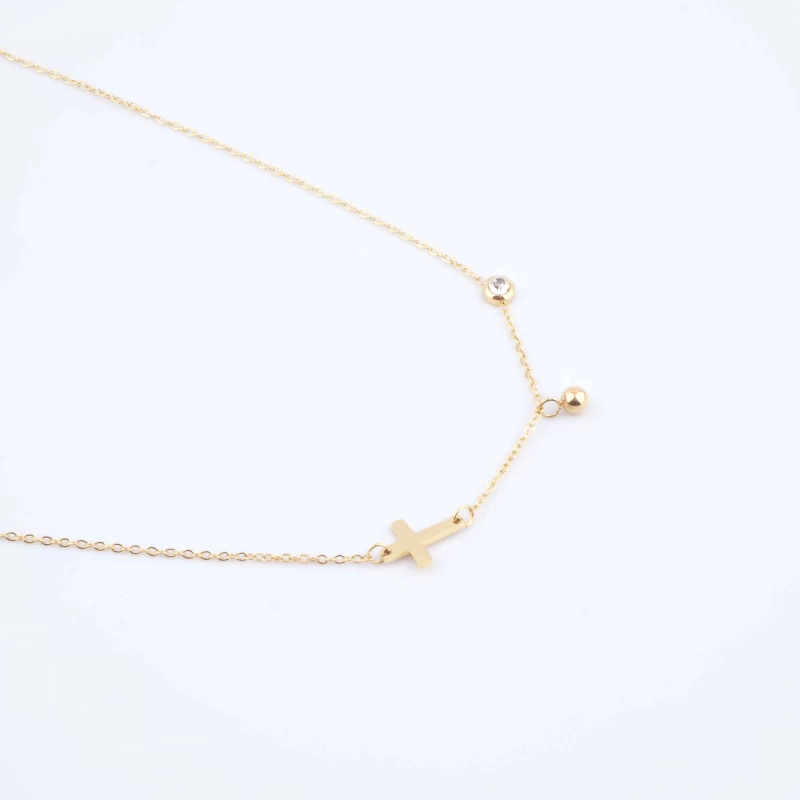 Mona gold necklace - Zag Bijoux
