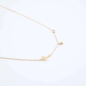 Mona gold necklace - Zag Bijoux
