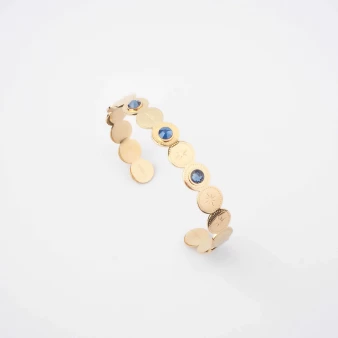 Bracelet jonc Adréline bleu - Bohm Paris