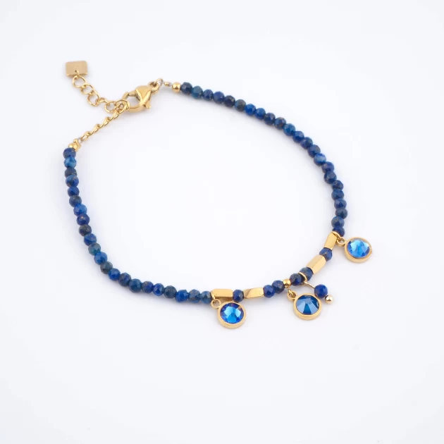 Bracelet Margaux bleu -...