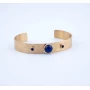 Billy blue gold bangle bracelet - Zag Bijoux