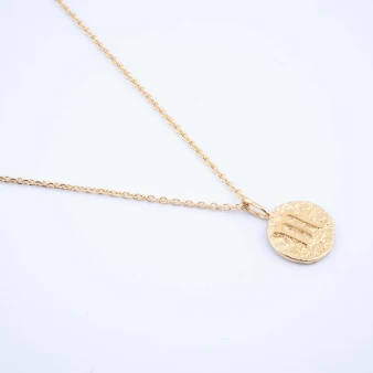 Gold-plated astro scorpion necklace - Pomme Cannelle