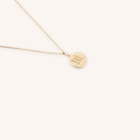 Collier scorpion astro plaqué or - Pomme Cannelle