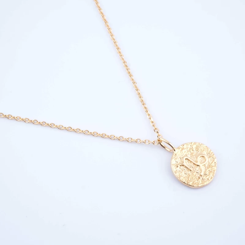 Capricorn necklace astro gold plated - Pomme Cannelle
