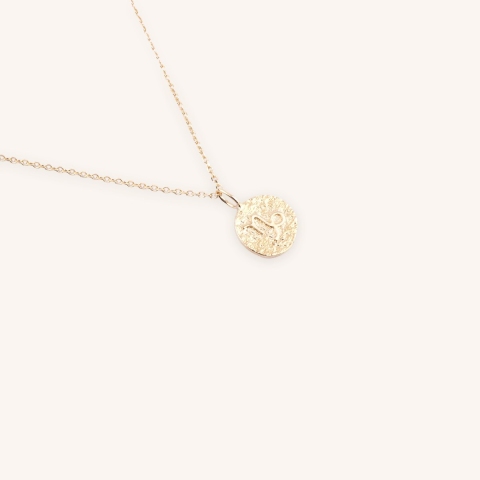 Collier capricorne astro plaqué or - Pomme Cannelle
