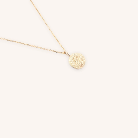 Collier lion astro plaqué or - Pomme Cannelle