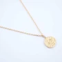 Gold plated astro balance necklace - Pomme Cannelle