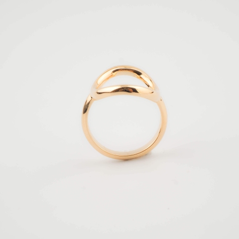 Bague cercle plaqué or - Pomme Cannelle