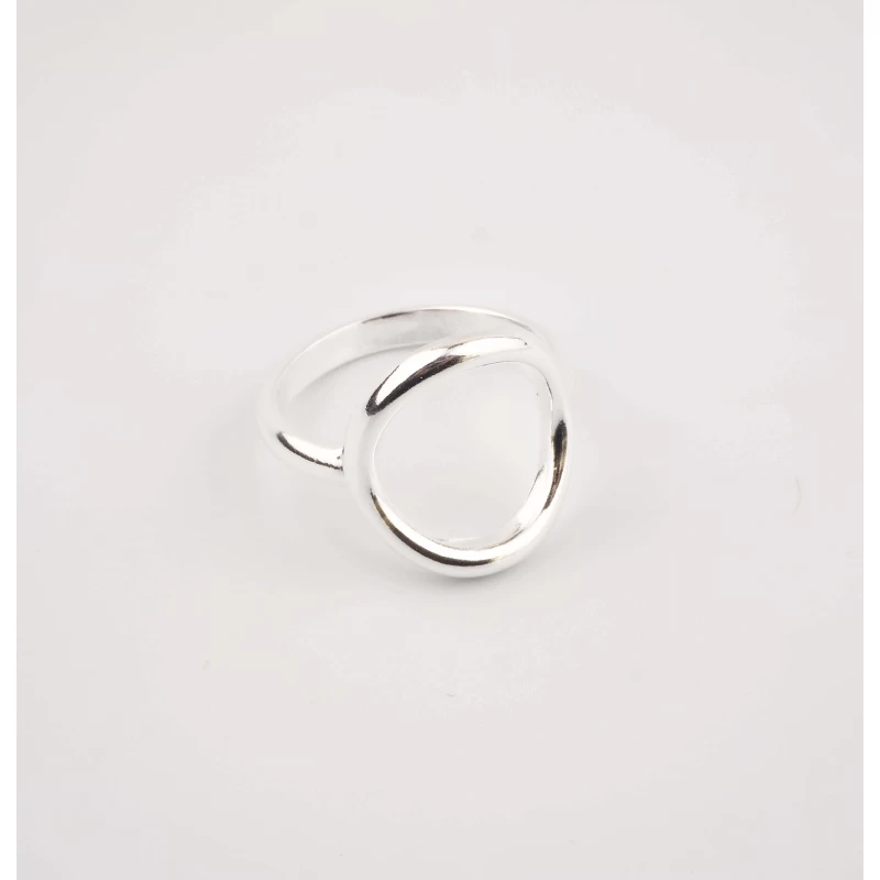 Silver Circle Ring - Pomme Cannelle