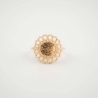 Gold plated daisy ring - Pomme Cannelle