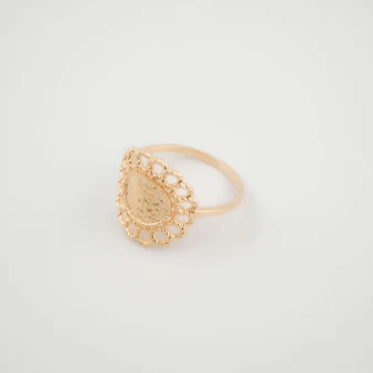 Gold plated daisy ring - Pomme Cannelle