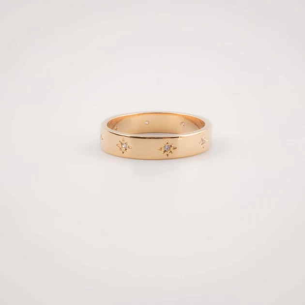 Gold plated celestial ring...