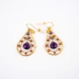 Boucles d'oreilles Orphée mini bleues - Gas bijoux