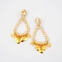 Riviera gold clip earrings - Gas bijoux