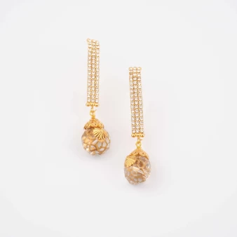 Margaret gold earrings - Gas bijoux