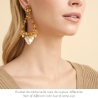 Riviera gold clip earrings - Gas bijoux