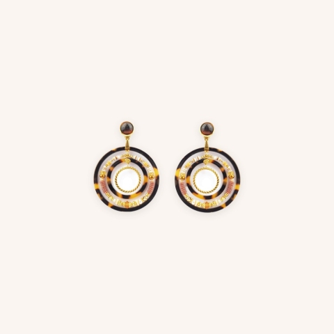 Alexia gold earrings - Gas bijoux