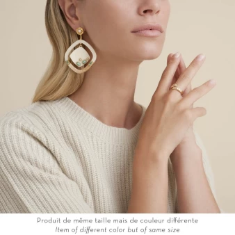 Aura gold earrings - Gas Bijoux
